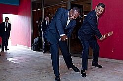 Brian Lara and Obama